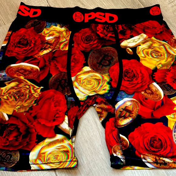 Bitcoin Roses PSD Boxers - Picture 1 of 3